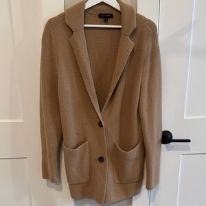 Tan Button-Up Cardigan